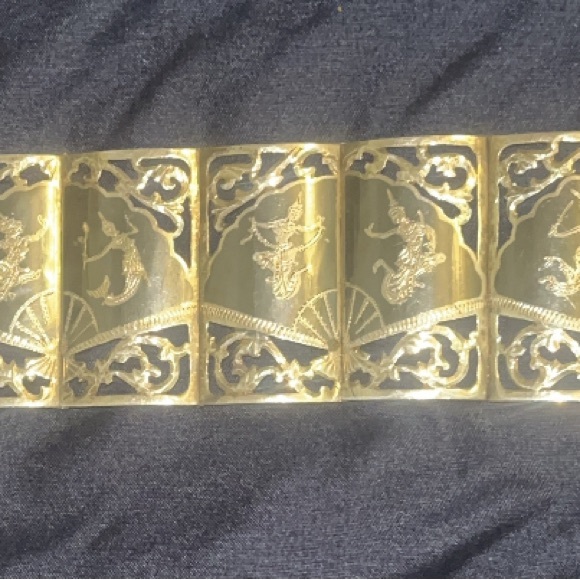 "Siam Elegance" Sterling panel bracelet" - Picture 7 of 8